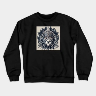 Native Indigenous Oblivion Skyrim Morrowind Lion Character Crewneck Sweatshirt